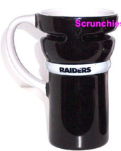 Oakland Raiders Travel Coffee Mug Cup Black Pewter NFL Football New - £23.88 GBP