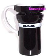 Oakland Raiders Travel Coffee Mug Cup Black Pewter NFL Football New - £23.45 GBP