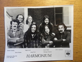 HARMONIUM VINTAGE CBS PRESS PHOTO 1970&#39;S QUEBECOIS PROGRESSIVE ROCK COLL... - $40.00 CAD