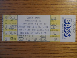 COREY HART Vintage 1985 FULL Ticket Stub TORONTO CNE GRANDSTAND CONCERT ... - $13.34 CAD