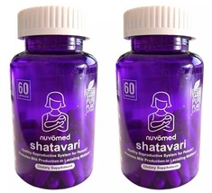 120 Capsules/350mg Nuvomed Shatavari Root for LactatingMothers Milk 125-SHIP24HR - $8.79