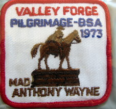Boy Scouts - 1973 Valley Forge Pilgrimage patch - £7.21 GBP