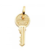 14K Yellow Gold Key Pendant - £130.52 GBP