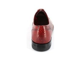 Stacy Adams Madison Anaconda Print Leather Shoes Red 00055-600 image 4