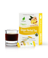 Premium 100% Natural Ginger Herbal Tea (10 Sachets) - $12.23 CAD