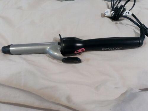 Revlon Perfect Heat 1&quot; Ceramic Curling Iron 30 Heat Setting RV051 Tested... - $2.99