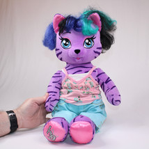 Build A Bear HG Honey Girls Teegan The Tiger Purple 22” Inch With Outfit... - £10.28 GBP