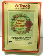 VTG - 8 Track Tape UNTESTED AS IS -The Greatest Songs Of Christmas John ... - £4.70 GBP