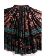 25Yard Tribal Gypsy Durga Skirt~Fabulous Fall Colors~ - $136.75 CAD