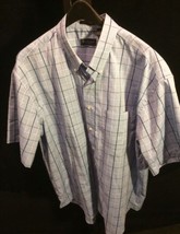 Van Huesen Casual Shirt Blue Size XL Bin#57 - $30.39