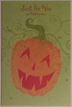 Greeting Halloween Card &quot;Just for you on Halloween&quot; - £2.39 GBP