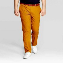 Men&#39;S Tall Chino Pants - &amp; Co Brown Decaf 60X32 - £37.73 GBP