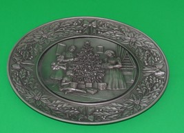 Collectible Plates-Chilmark 1978 Plate, pewter - The Christmas Tree, Ros... - €19,19 EUR