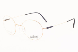 SILHOUETTE 5509 75 7531 Dynamics Colorwave Gold Eyeglasses 5509 757531 49mm - $224.42