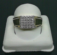 0.20Ct Round Cut Diamond Mens Engagement Band Ring 14K Solid Yellow Gold... - $1,647.91 MXN