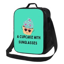 A Cupcake With Sunglasses Lunch Bag - $22.50