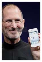 Steve Jobs Posing With Iphone 4 Apple Founder 2010 4X6 Photo - £8.36 GBP