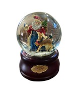 Musical Snow Globe 2004 Jolly Old St Nick Waterglobe Collectables Santa ... - $29.69