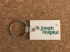 Vintage St Joseph Hospital Our Best to You  Keychain Collectible - $4.15