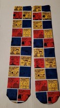 Peanuts Snoopy multi colored comic strip socks OSFA New in Package DUMBGOOD - $11.99