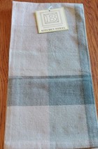 Homegoods designer kitchen fashions green plaid dish towel cotton new ol... - £7.76 GBP