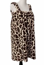 Women&#39;s Journey Body Wrap Spa Bath Towel Soft Bathrobe Leopard Print OS Plush - £19.71 GBP