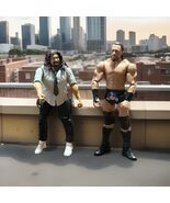WWE  MANKIND &amp; Big Cass mattel  wrestling Figures - $27.87 CAD