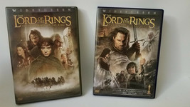Lot of 2 Fellowship Of The Ring Return Of The King DVD&#39;s Widescreen Frod... - $29.00