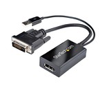 StarTech.com DVI to DisplayPort Adapter - USB Power - 1920 x 1200 - DVI ... - $74.99