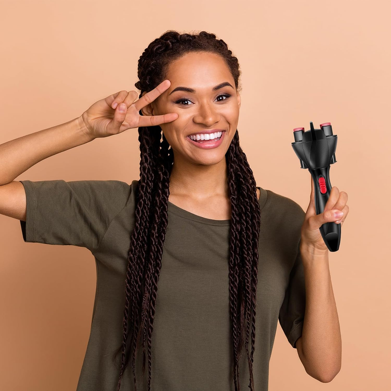 2 Pcs Automatic Hair Braider Electric Machine DIY Styling Hair Braiding Twister  Item image 7