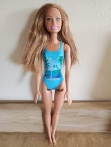 Mattel 2015 Barbie Blue Vacation Sunset Swimsuit Doll - $11.69