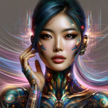 &quot;AI Original Art - &#39;Asian Woman&#39; - Exclusive Digital Desktop Wallpaper&quot; - £0.78 GBP