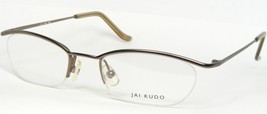 Jai Kudo 347 M04 Bronze Eyeglasses Glasses Half Rim Frame 49-19-135mm - £54.18 GBP