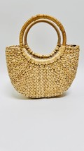 Water hyacinth hand-woven, handmade handbag, seagrass handbag, straw han... - $59.00