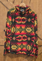 DRAVUS Fleece 1/4 Snap Hoodie Mens XL Southwestern Aztec Print Tribal Sn... - €25,85 EUR