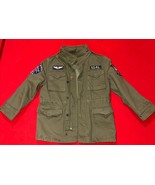 Polo Ralph Lauren Boy’s Olive Green Patch Stow Away Hood Field Jacket Sz 5 - $100.00