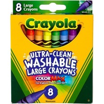 Crayola Large Washable Crayons 8 Count - £10.11 GBP