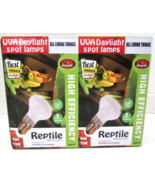 NEW/SEALED 2 PACK 75W REPTILE BASKING BULBS - $268.59 MXN