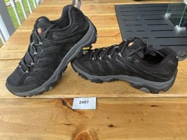 Merrell Men&#39;s Moab 3 Waterproof Hiking Shoes, Black Night, 9 - small tea... - $54.45