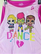 New ~Lol Suprise ~Dance Heart ~ 2 Piece Pajama Set, Flannel, Girls Size 4 / 5 - £11.07 GBP