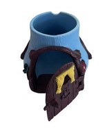 Vtg Smurfs Mushroom House Playset Cottage Blue w/Door 1978 Peyo Schleich... - €40,60 EUR