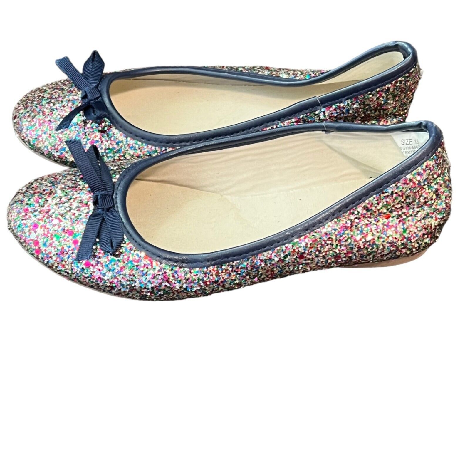 Primary image for Gymboree Ballet Flats Multi-color Sparkly Shoes Girls Sz 13