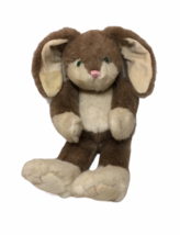 RARE HTF Boyds Bears Bunny Rabbit Brown Cream Plush Stuffed Animal 14&quot; P... - £30.54 GBP
