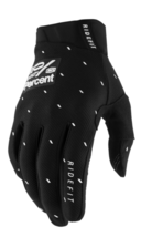100% Mens Offroad RideFit Gloves Slasher Black Medium - £23.58 GBP