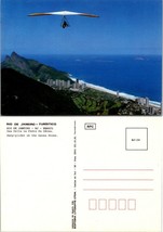 Brazil Rio de Janeiro Gavea Stone Hang Glider Beach Islands City VTG Postcard - £7.53 GBP