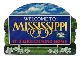 Mississippi State Welcome Sign Artwood Fridge Magnet - £6.03 GBP