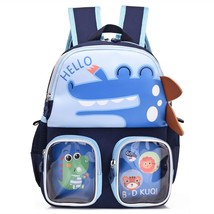 Children Schoolbags for Girls Boy Children Backpack Kindergarten Cartoon Dinosau - £17.41 GBP