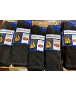 Clear Creek Merino Wool Heavy Hikers Sock Size 6-12 Black Brown (10 Pairs) - $54.66 CAD