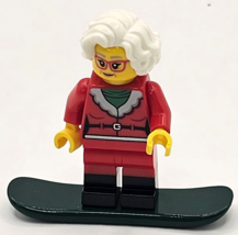 NEW Official Lego Holiday Snowboarding Mrs. Clause Minifigure - £9.80 GBP
