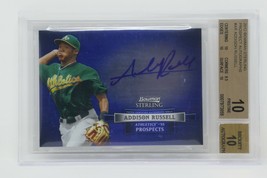 2012 Bowman Sterling Prospect AU Addison Russell Rookie Beckett 10 PRISTINE - £78.30 GBP